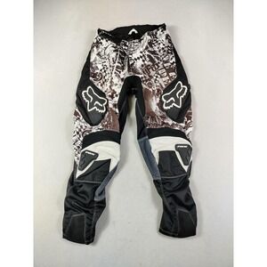 Fox Racing 180 Pants Mens 30 Black Motocross Padded Riding Gear Offroad MX